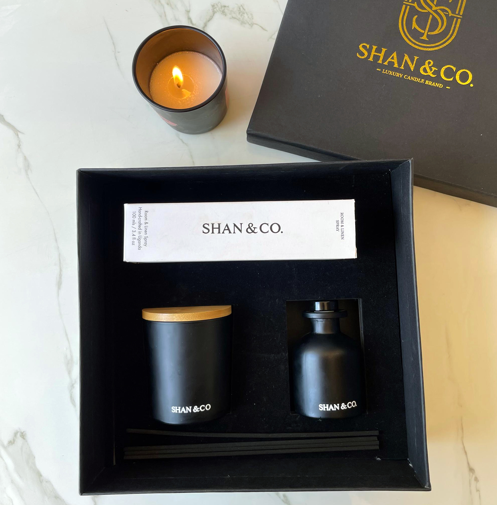 Candle Diffuser Room spray Gift set