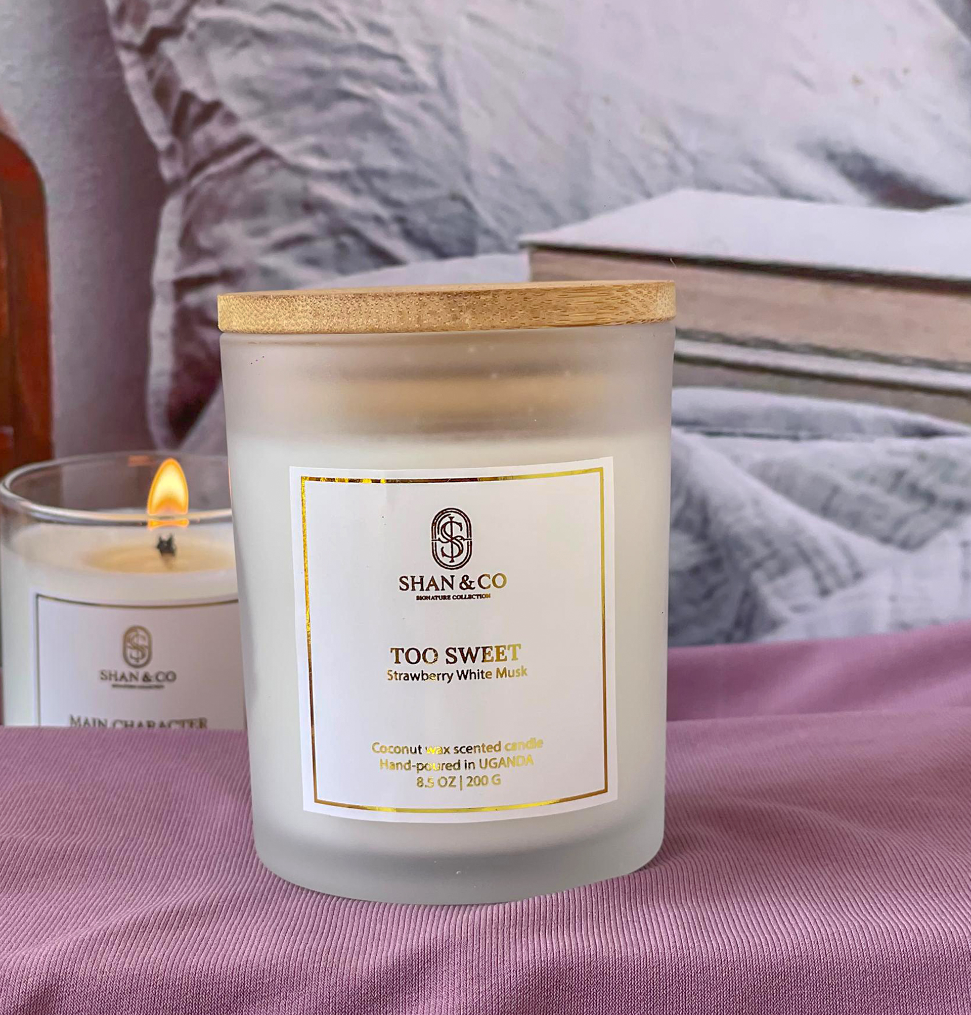 Strawberry White Musk Candle